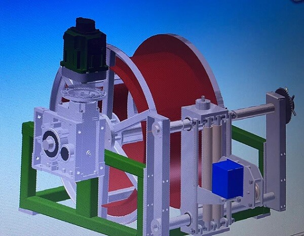 直角中空軸雙曲面減速機在船舶設備上的應用